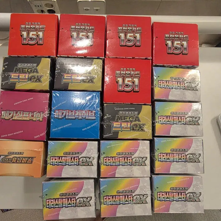 [BUNJANG] Pokemon Card Box &amp; Booster Packs - 151, Darkrai, Incineroar / 포켓몬카드 151 테라스텔 메가드림 신속의권 등 박스/팩 판매