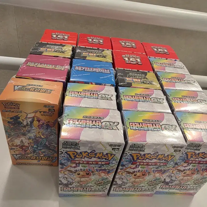 [BUNJANG] Pokemon Card Box &amp; Booster Packs - 151, Darkrai, Incineroar / 포켓몬카드 151 테라스텔 메가드림 신속의권 등 박스/팩 판매