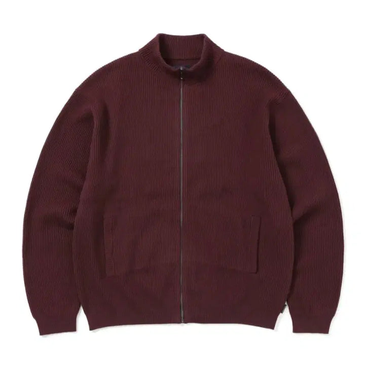 [BUNJANG] thisisneverthat Knit Zip-Up Burgundy XL / [XL]디스이즈네버댓 니트집업 버건디