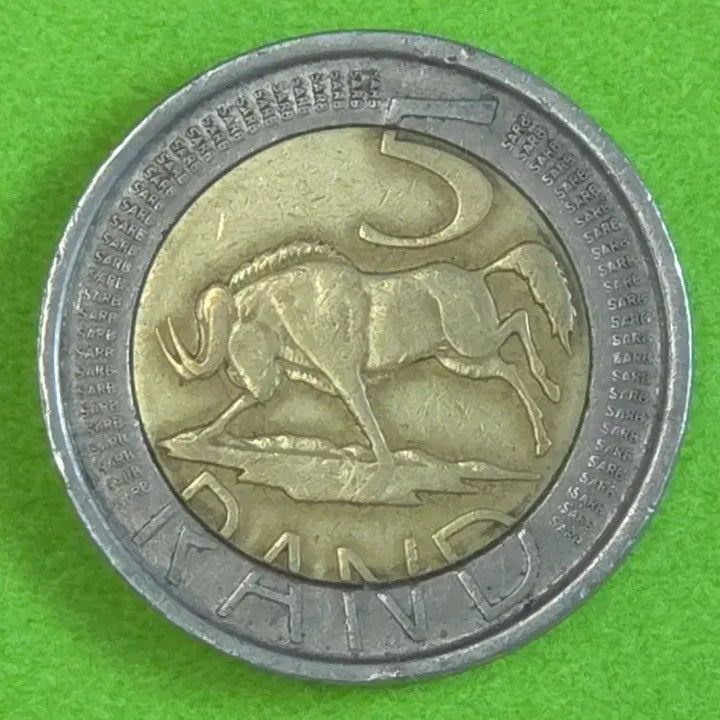 [BUNJANG] 2006 South Africa 5 Rand Coin / [희귀] 2006년 남아프리카 공화국 5랜드 동전 M2980