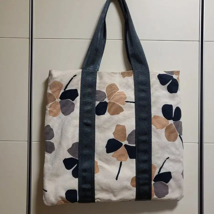 [BUNJANG] Marni Flower Pattern Canvas Tote Bag / 마르니 플라워 패턴 캔버스 토트백