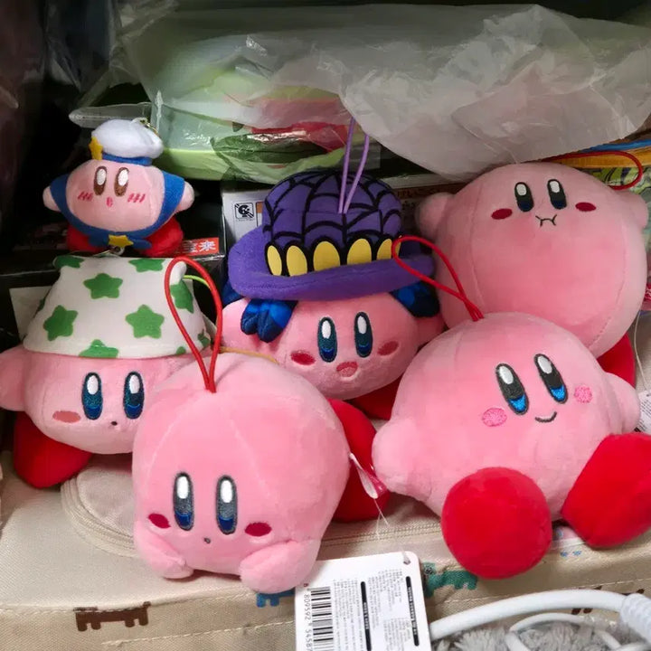[BUNJANG] Kirby Star Plush Keychain Set / 급처) 별의 커비 인형 키링 세트