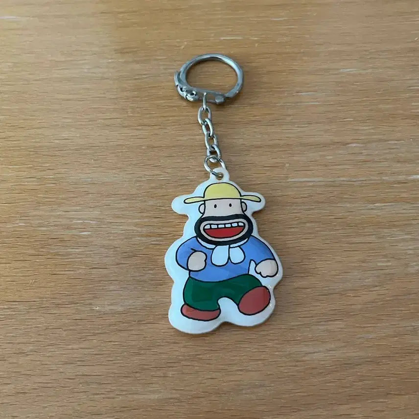 [BUNJANG] Uncle Call Vintage Keychain / 칼아저씨 빈티지 키링