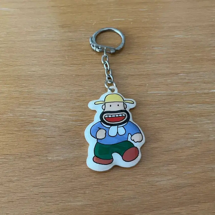 [BUNJANG] Uncle Call Vintage Keychain / 칼아저씨 빈티지 키링