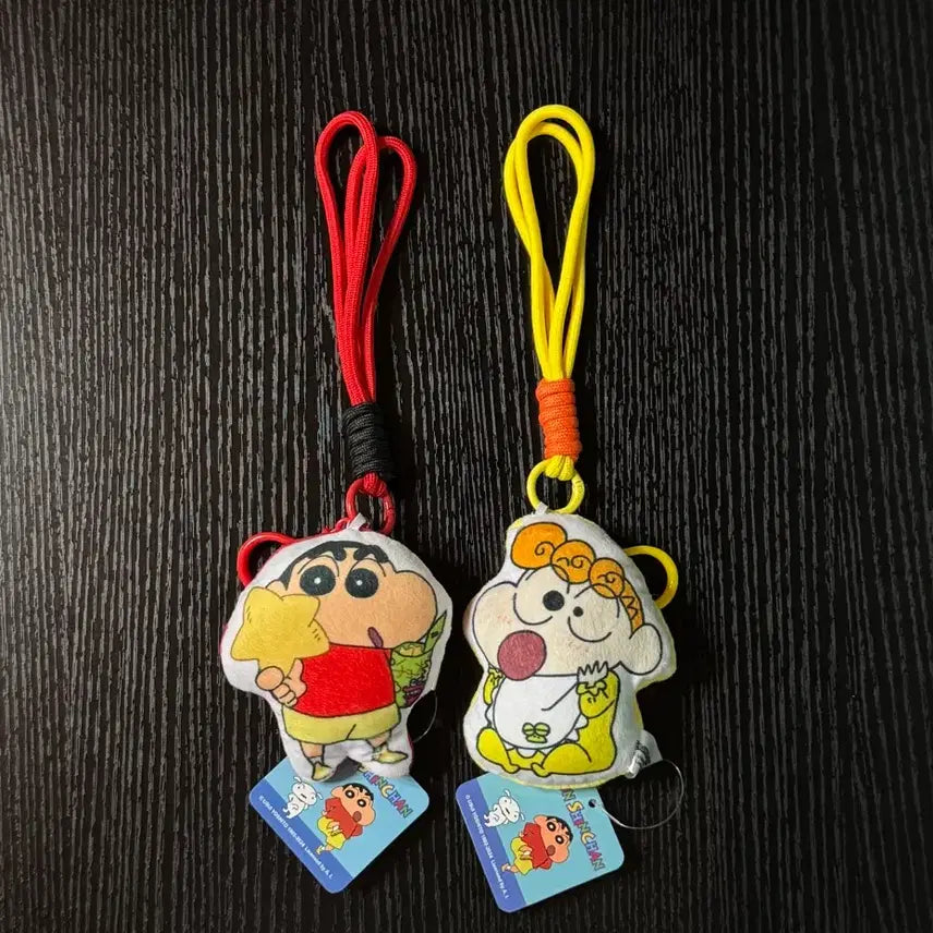 [BUNJANG] Crayon Shin-chan Chocobi &amp; Shin-chan Doll Keychain Set / [일괄] 초코비짱구 + 짱아 짱구는못말려 쿠션 인형 키링