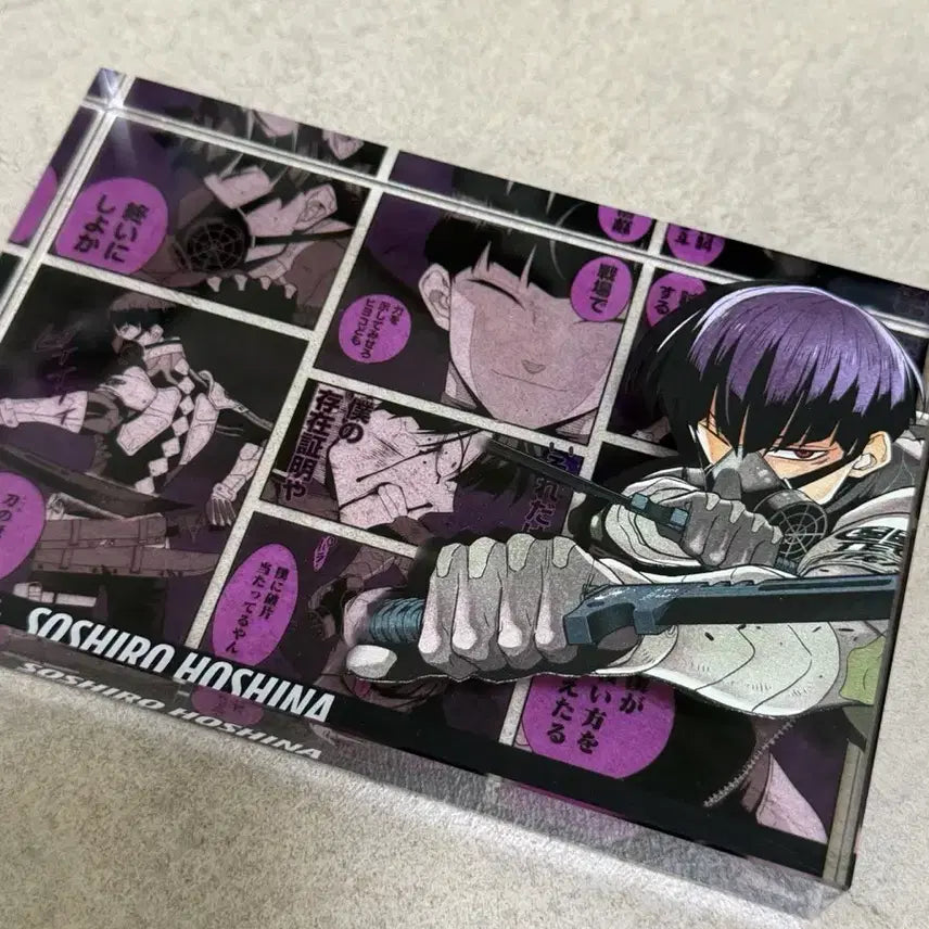 [BUNJANG] Kaiju No. 8 Hoshina Birthday Acrylic Block / 괴수8호 호시나 점프샵 생일 아크릴블록