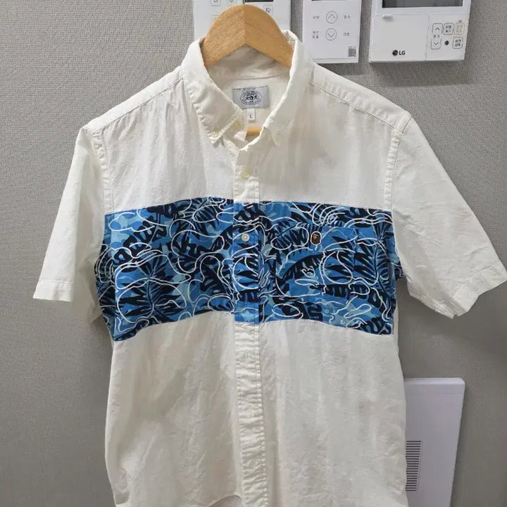 [BUNJANG] BAPE Linen Shirt / 베이프 뱐팔 셔츠