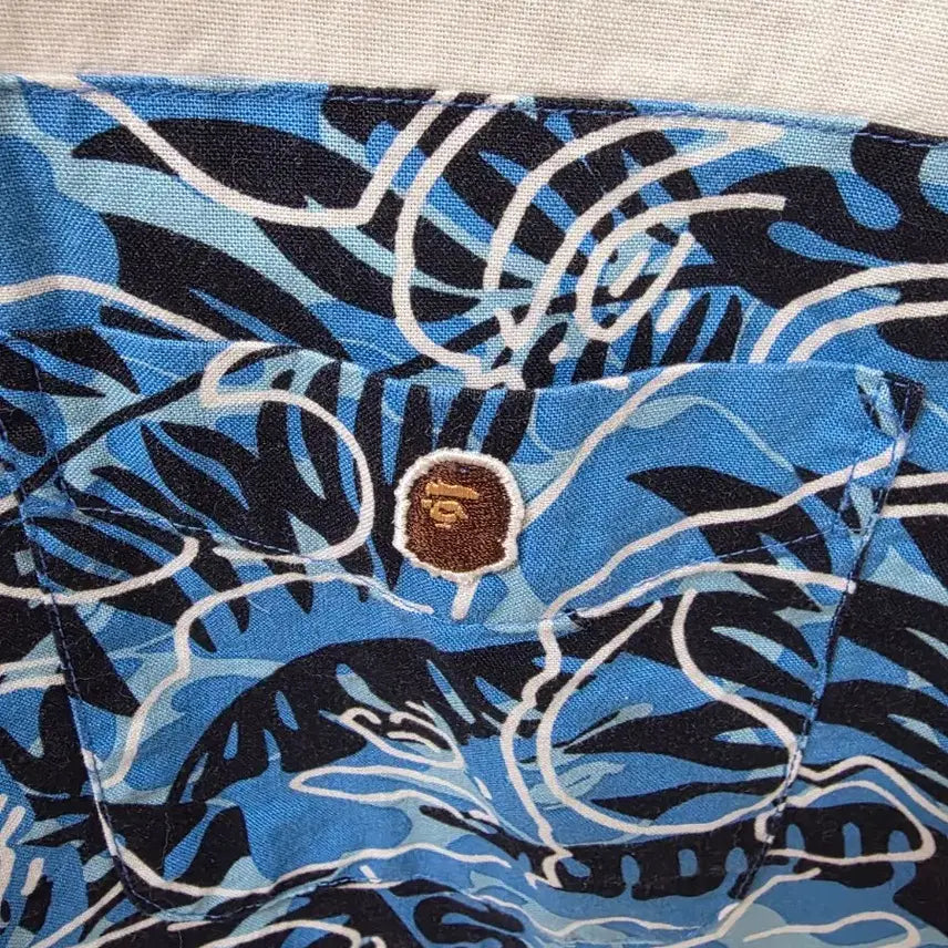 [BUNJANG] BAPE Linen Shirt / 베이프 뱐팔 셔츠