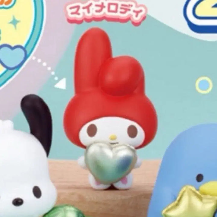 [BUNJANG] Takara Tomy Sanrio Characters Balloon Figure 2 Red My Melody Gacha / 타카라토미 산리오 캐릭터즈 벌룬 피규어2 레드 마이멜로디 가챠