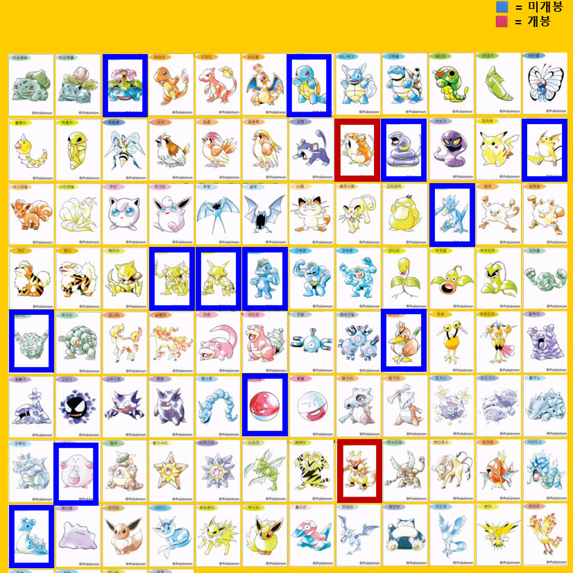 [BUNJANG] Pokemon Ditti Seal Trading List / 아트워크 30주년 포켓몬 띠부씰 교환