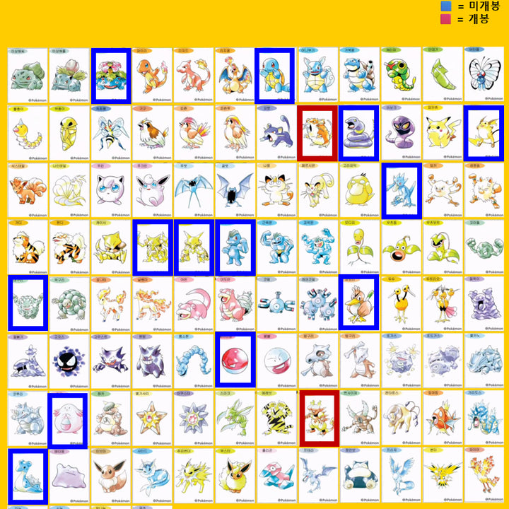 [BUNJANG] Pokemon Ditti Seal Trading List / 아트워크 30주년 포켓몬 띠부씰 교환