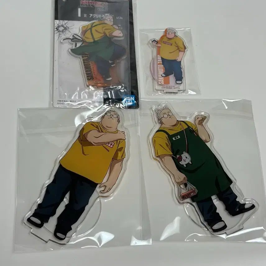 [BUNJANG] Sakamoto Days Taro Acrylic Stand Set (4 Types) Bundle Set / 일괄) 사카모토 데이즈 타로 아크릴 스탠드 4종 세트 쿠지