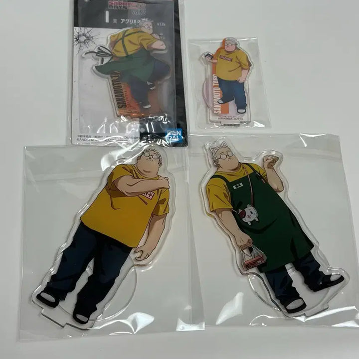 [BUNJANG] Sakamoto Days Taro Acrylic Stand Set (4 Types) Bundle Set / 일괄) 사카모토 데이즈 타로 아크릴 스탠드 4종 세트 쿠지