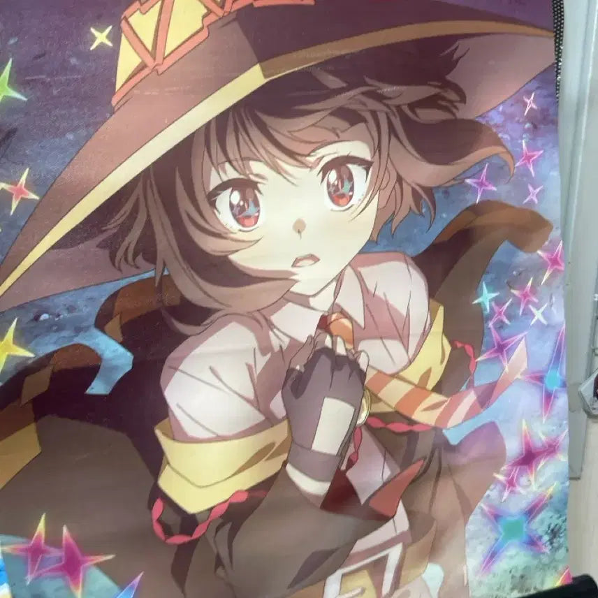 [BUNJANG] Konosuba Megumin Plush &amp; Tapestry Set / 코노스바 메구밍누이 판매 테피스트리