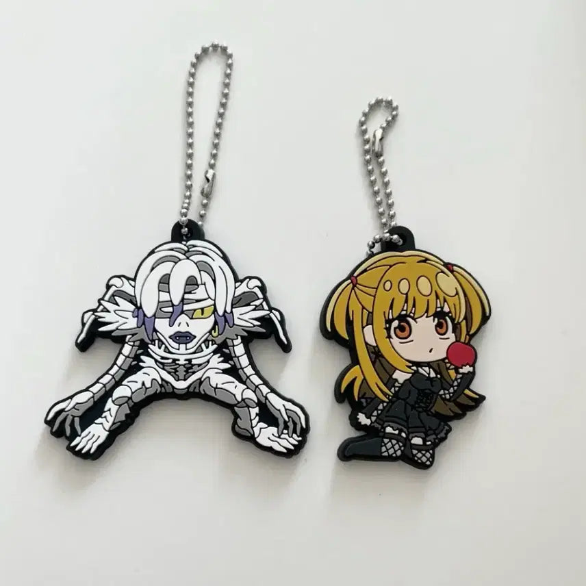 [BUNJANG] Death Note Rubber Charm Bundle / 데스노트 고무챰 러버챰 고무키링 미사미사 렘 일괄 판매