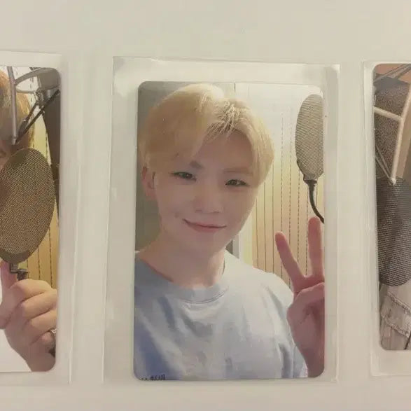 [BUNJANG] SEVENTEEN SEMICOLON Recording Studio Photocard Bundle Set / 세븐틴 세미콜론 녹음실 포카 3장 일괄양도