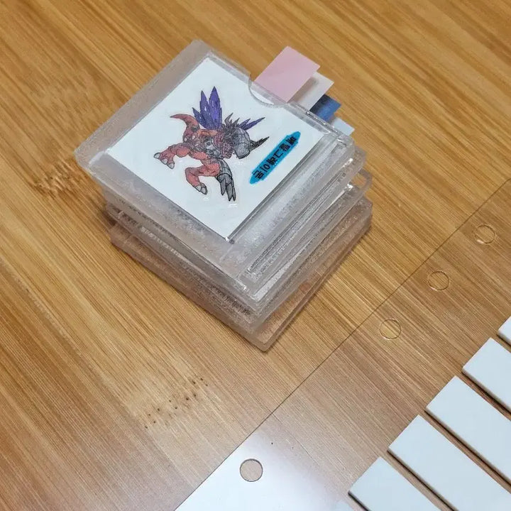 [BUNJANG] Pokemon Old Version 190-Piece "Tti-bu-ssil" Acrylic Case Holder Bundle Set / 포켓몬 구버전 띠부씰 아크릴케이스 홀더 일괄판매