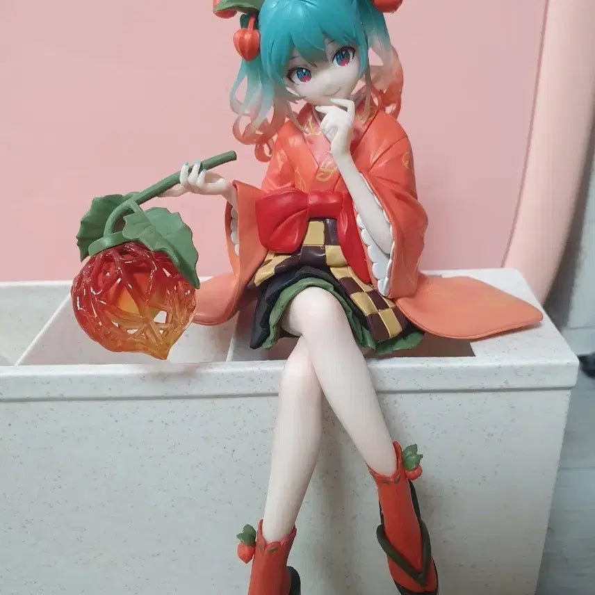 [BUNJANG] Quallie Miku Noodle Stopper Figure / 꽈리 미쿠 누들스토퍼