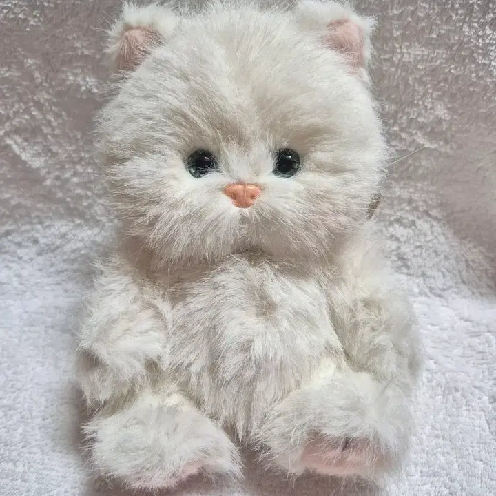 [BUNJANG] Teddy Tails Lena Cat White (S Size, 20cm) / (새상품)테디테일즈 레나캣 화이트 고양이 s사이즈 20cm