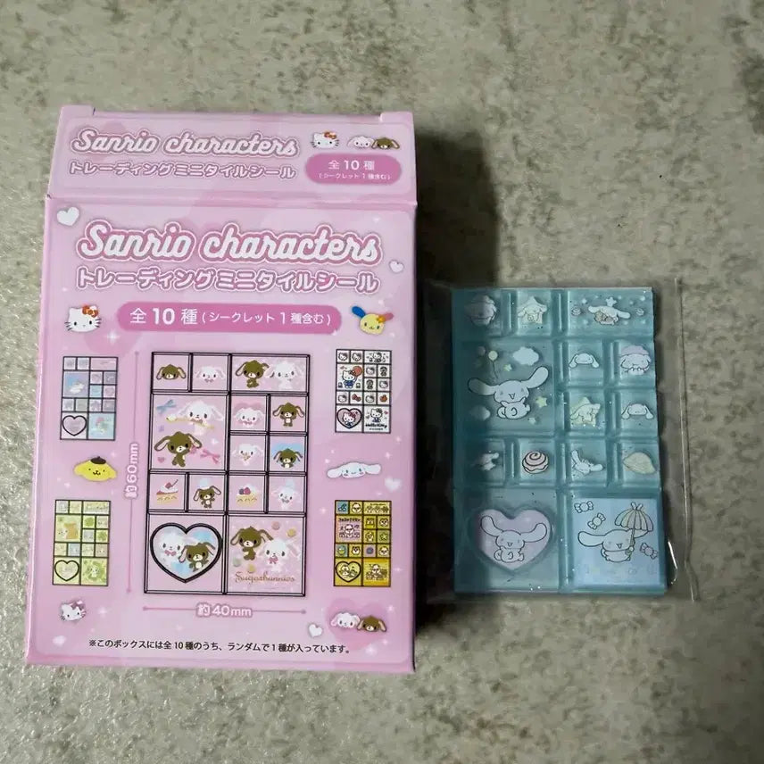 [BUNJANG] Sanrio Trading Mini Tile Random Sticker Cinnamonroll / 산리오 트레이딩 미니타일 랜덤 스티커 시나모롤