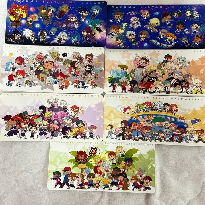[BUNJANG] Inazuma Eleven Card Deck &amp; Pencil Case Set / 이나즈마 일레븐 카드덱+ 필통 세트