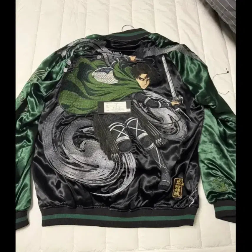 [BUNJANG] Karakuri Tamashii Levi Reversible Sukajan / 최저가/카라쿠리타마시 리바이 리버시블 스카쟌