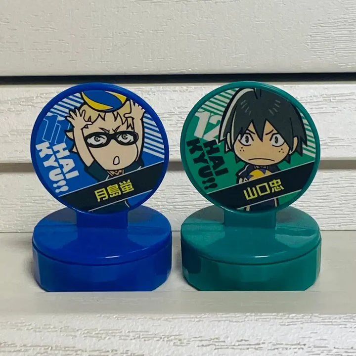[BUNJANG] Haikyuu!! Yamaguchi Acrylic Stand &amp; Stamp Bundle Set / 하이큐 야마구치 아크릴&amp;스탬프 일괄 판매
