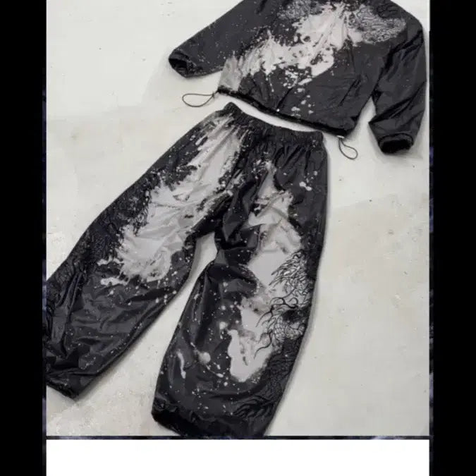 [BUNJANG] What the Party Fighter Windbreaker Set Temperature-Reactive / 왓더파티 Fighter Wind 윈드브레이커 세트 온도변화