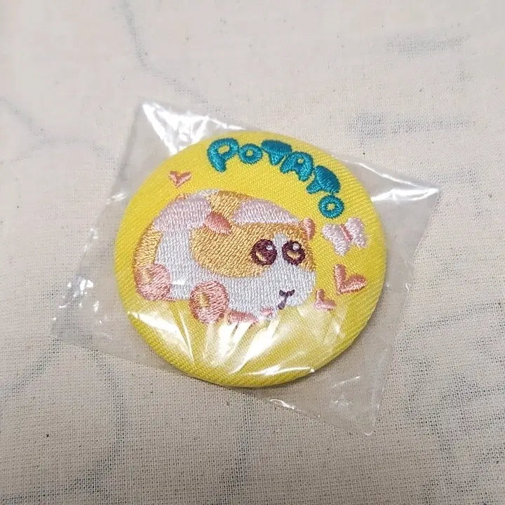 [BUNJANG] MoruCa Potato Embroidered Badge / 뿌이뿌이 모루카 포테토 자수뱃지