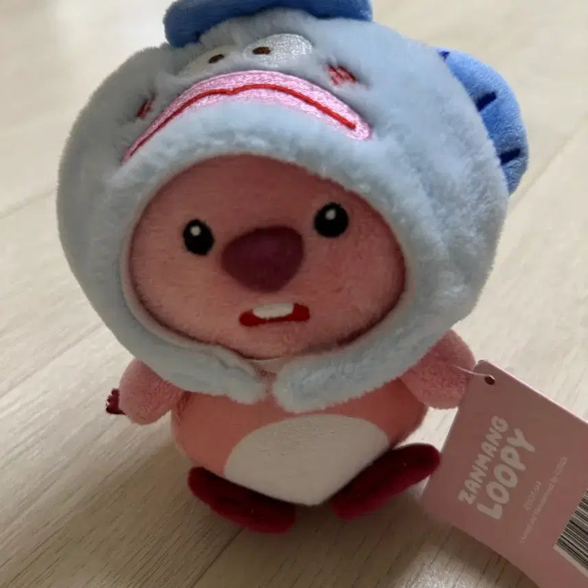 [BUNJANG] Zanmang Loopy &amp; Hangyodong Plush Keychain / 잔망루피 한교동 인형키링