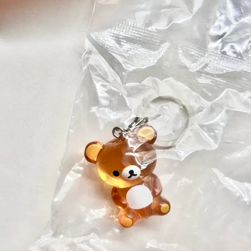 [BUNJANG] Rilakkuma Clear Mascot Charm Gacha / [미개봉] 리락쿠마 클리어 마스코트 메지루시 키링 가챠