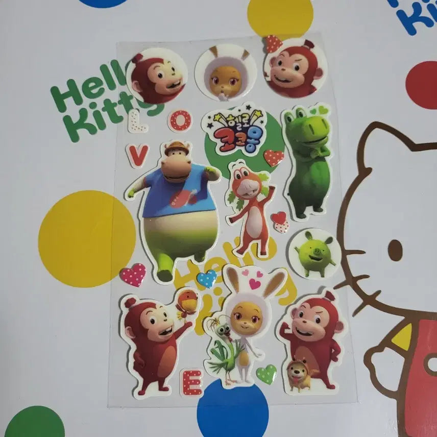 [BUNJANG] Classic CocoMong Sticker Set / 고전 코코몽 고전문구 고전스티커