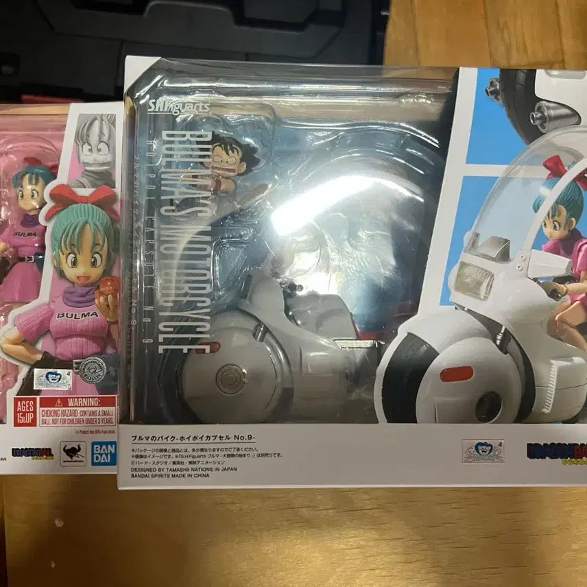 [BUNJANG] Bandai S.H.Figuarts Dragon Ball Bulma &amp; Motorcycle Unsealed Set / SHF 드래곤볼 부르마&amp;바이크 미개봉 세트판매합니다