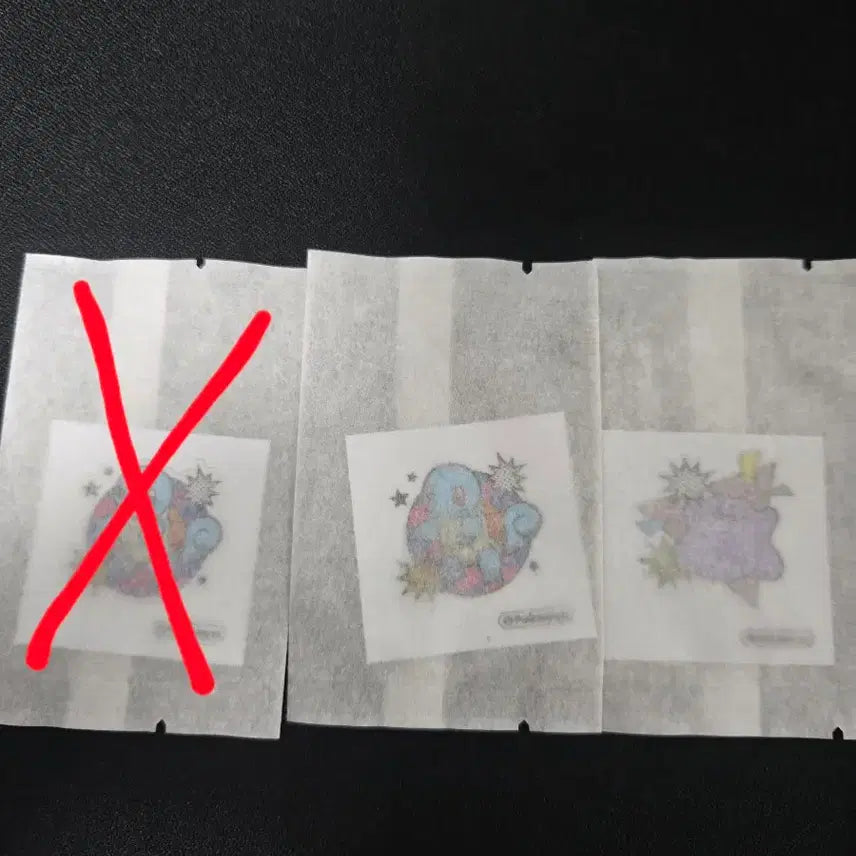 [BUNJANG] Pokemon Stickers - Squirtle &amp; Ditto / 올리브영 선스틱 포켓몬 스티커 포켓몬 띠부씰 팝니다 꼬부기 메타몽