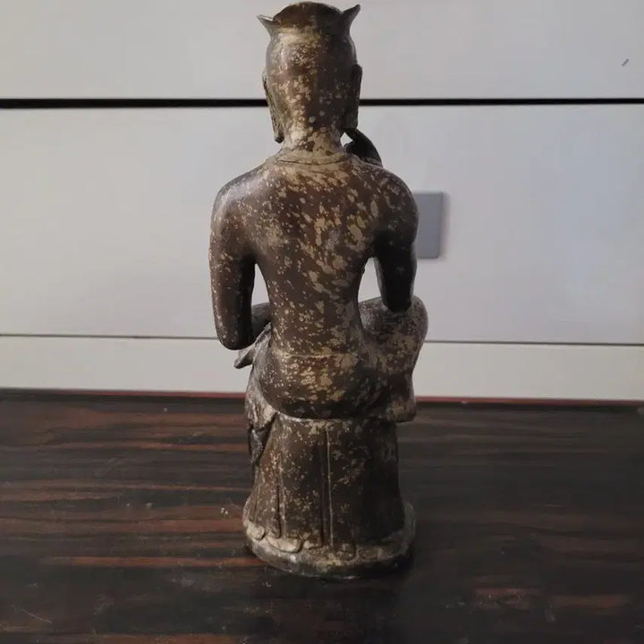 [BUNJANG] Bronze Seated Buddha Statue / 적동 반가사유 상