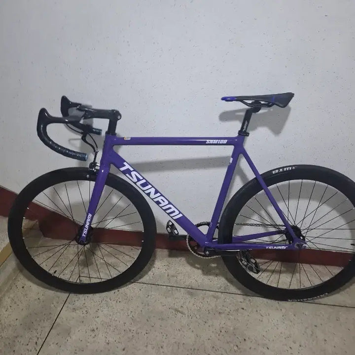 [BUNJANG] Tsunami Purple Custom Build Bicycle / 쓰나미 퍼플 판매
