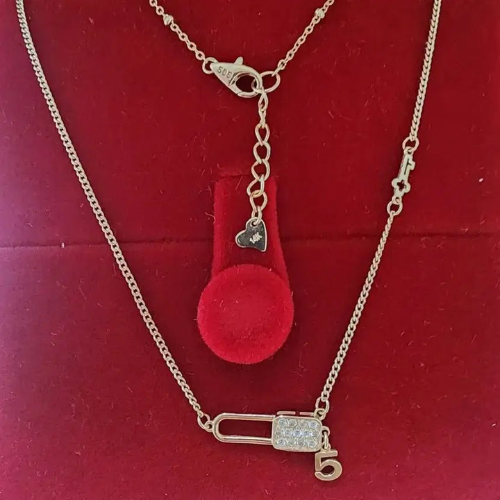[BUNJANG] 14K Pink Gold Unique Custom Lock and Key Pendant Necklace / 인천직거래65만원@14k 고퀄 세상에 하나 특별제작 목걸이(세공비 고가)