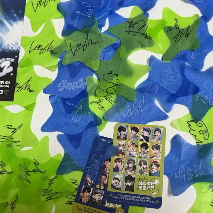 [BUNJANG] Sparkles Confetti + Mini Photocard / 스파클즈 컨페티+아주작은포토카드