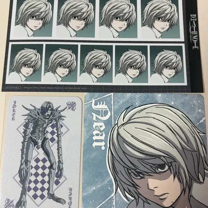 [BUNJANG] Death Note Cafe x Tunik Collaboration Nia Photocards Bundle Set / 데스노트 투니크 콜라보카페 니아 증명사진 코스터 일괄 증사