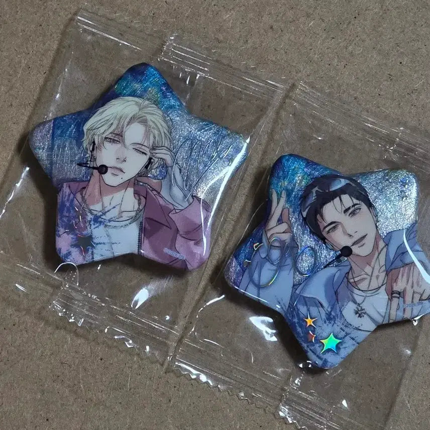 [BUNJANG] Sparkles Pop-up Baek Sangho, Baek Youngwoon Can Badge Bundle Set / 스파클즈 팝업 백라이트 한서인 백영운 캔뱃지 일괄