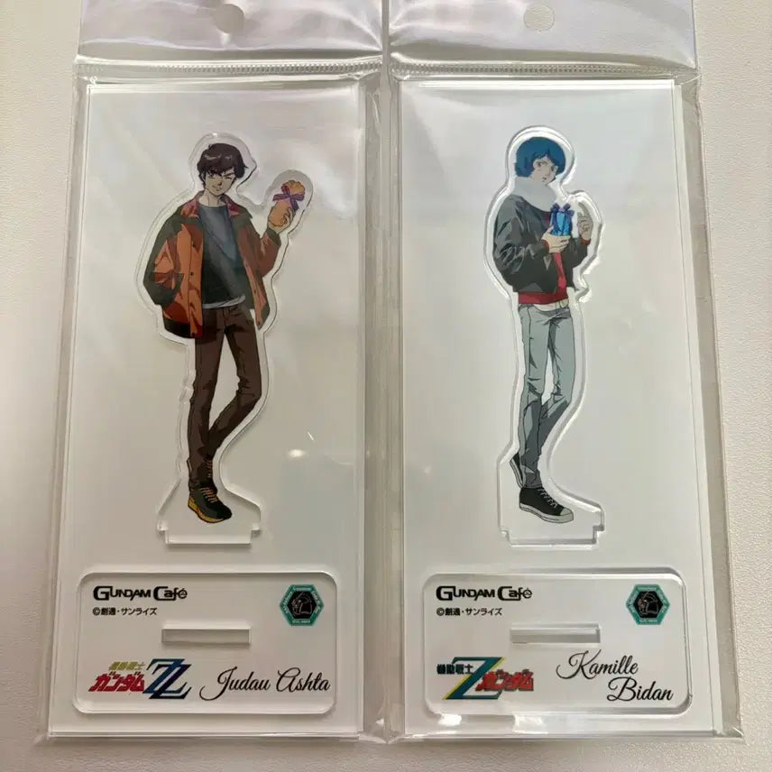 [BUNJANG] Gundam Cafe Acrylic Stand Set - Gundam Wing, Zeta Gundam, Double Zeta Gundam / 건담카페 아크릴스탠드 건담윙 제타건담 건담더블제타