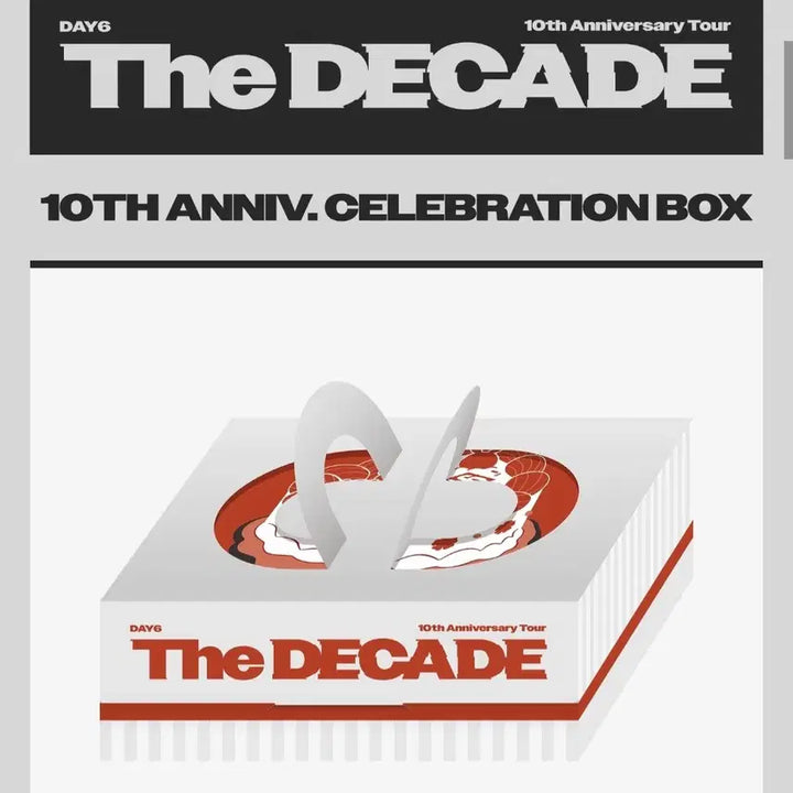 [BUNJANG] DAY6 10th Anniversary Celebration Box Bundle Set / 데이식스 10주년 축하 케이크 박스 일괄