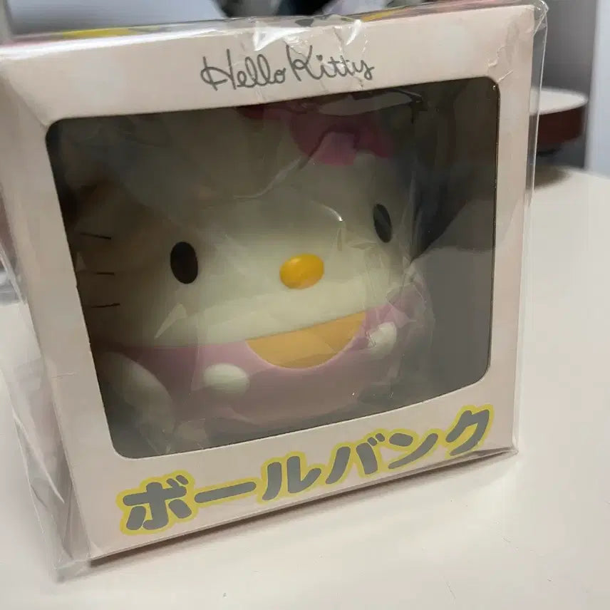 [BUNJANG] Classic Kitty Round Piggy Bank / 고전 키티 저금통 원형 동그라미