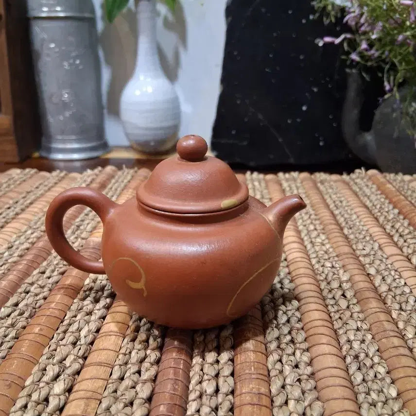 [BUNJANG] Antique 150cc Kintsugi Kintsugi Tea Pot / 철구호 자사 150cc(킨츠키.금수리있음)