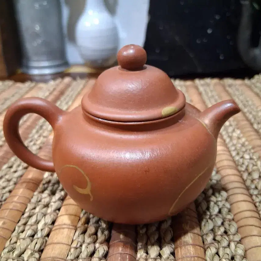 [BUNJANG] Antique 150cc Kintsugi Kintsugi Tea Pot / 철구호 자사 150cc(킨츠키.금수리있음)