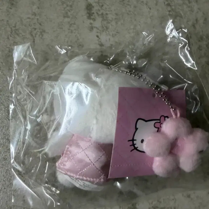 [BUNJANG] Sanrio Quilt Series Mascot Kitty Pink Plush Charm / 산리오 퀼트시리즈 마스코트 키티 핑크