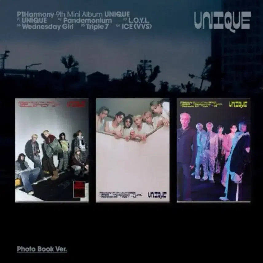 [BUNJANG] P1Harmony Mini Album Vol. 9 UNIQUE Sealed Album Set / 피원하모니 P1Harmony 미니9집 UNIQUE 미개봉 앨범 세트