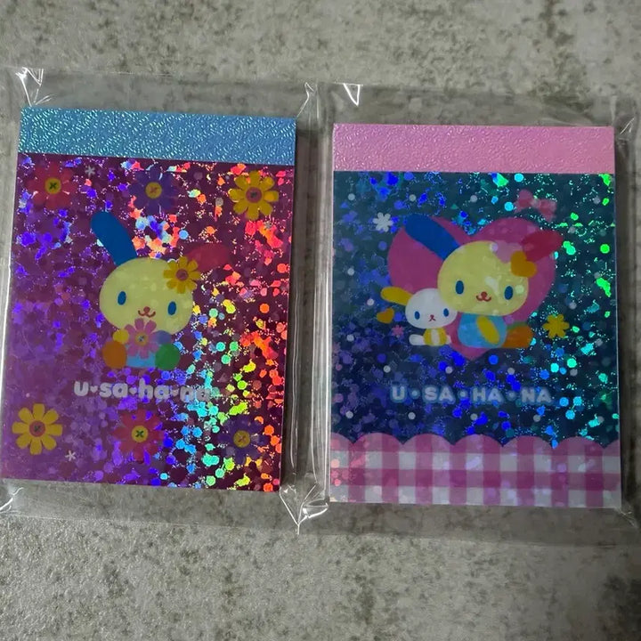 [BUNJANG] Sanrio Usahana Memo Pad Set (2 Count) / 산리오 우사하나 떡메모지 2개세트