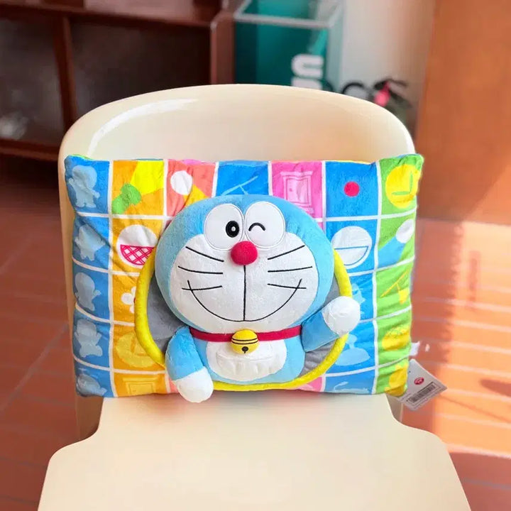 [BUNJANG] Doraemon Appearing Through Door Hoop Cushion / 일본 도라에몽 튀어나오는 어디로든 문 통과 후프 쿠션
