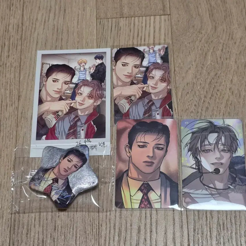 [BUNJANG] Sparkles Seagull Boy Spk. Incense Photocard Can Badge Snap Pack Bundle Set / 스파클즈 조개소년 발화 포토카드 캔뱃지 스냅팩 일괄